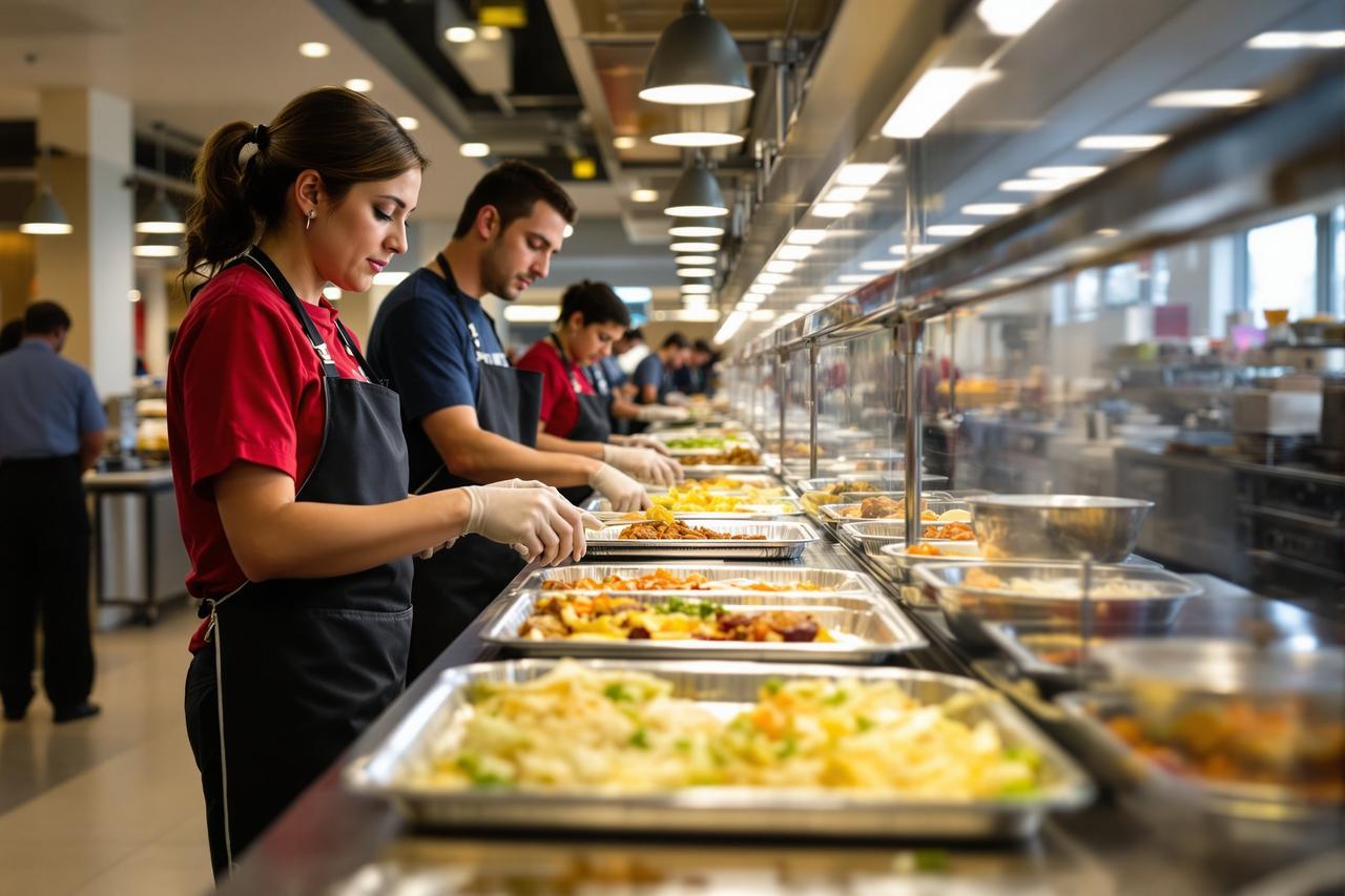某高校食堂阿姨被曝给学生打饭时故意少给 - 黑料官网娱乐八卦